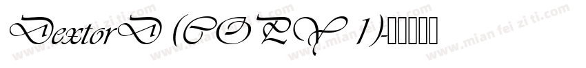 DextorD (COPY 1)字体转换